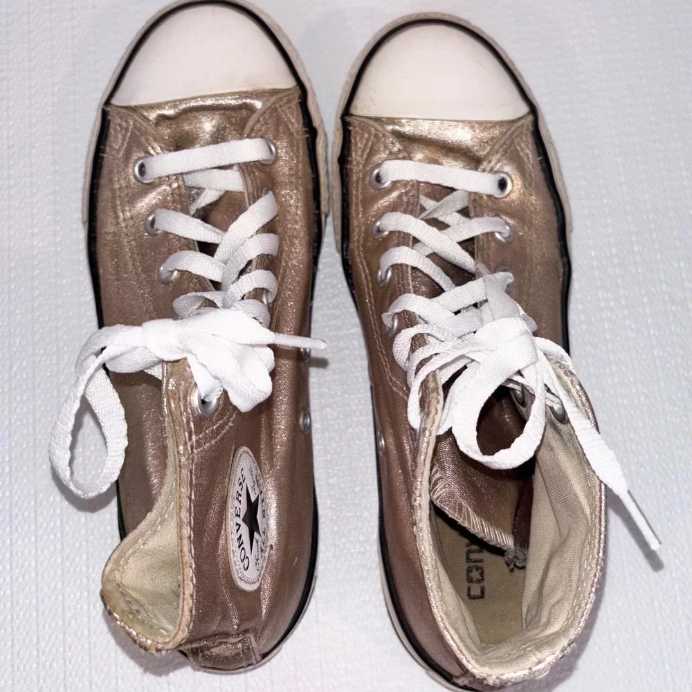 Converse Chuck Taylor All Star Metallic High Top Kids Sneakers Youth‎ Size 3